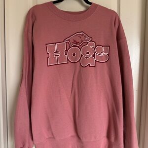 Hogs Pink Sweatshirt